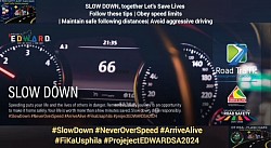 Speed Safety Reminders!  Slow down in school zones! Adjust speed for weather conditions! Excessive speed = increased danger!