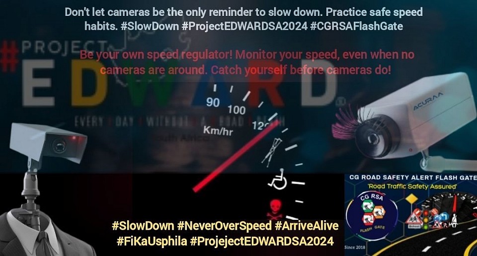 Be Your Own Speed Detector!  You're more accurate than speed cameras! Catch yourself before cameras do! Monitor your speed, save your life!