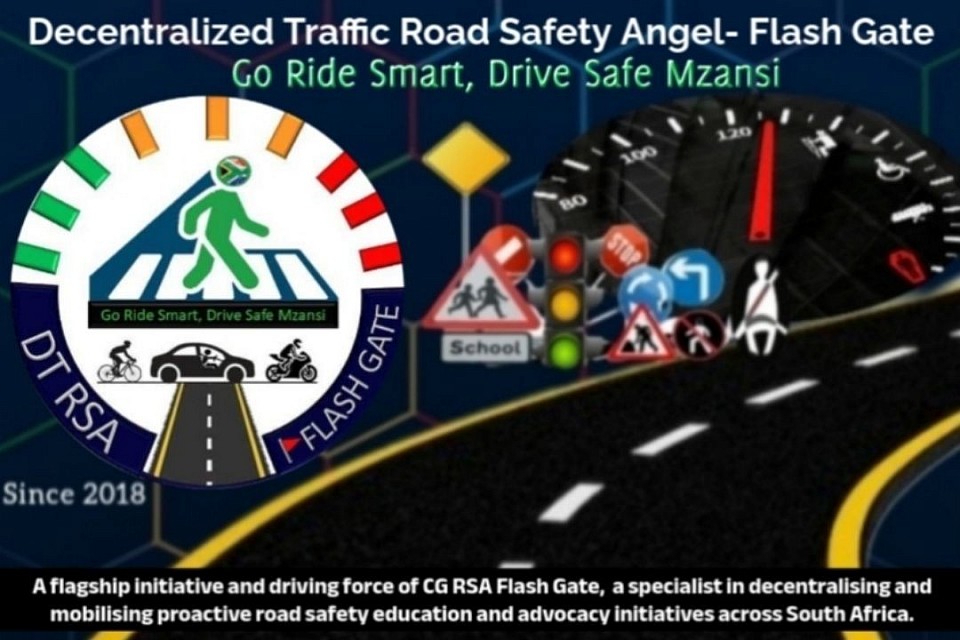 DT RSA-FLASH GATE: Empowering Road Safety Through Education. Take road safety education everywhere you go, saving one life at a time. Tell someone, tell someone! Our logo represents CG RSA FLASH GATE's flagship program. Show your support by displaying it on your car and reminding others: Safety belts save lives! #GoRideSmartDriveSafe