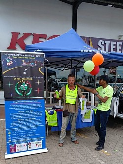 Activation At N3 Shell Ultra City Garage Escort Pedestrian Safety Awareness Raising awareness for pedestrian safety is at the heart of our mission. During the festive season, we took to the streets to educate pedestrians on the importance of road safety and responsible behavior.