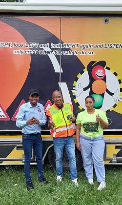 Road Safety Partners: We collaborated with the KZN Department of Transport to promote road safety during the festive season, engaging with road users at transport hubs, parks, and beaches.